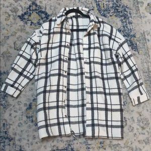 Forever 21 Checked Coat